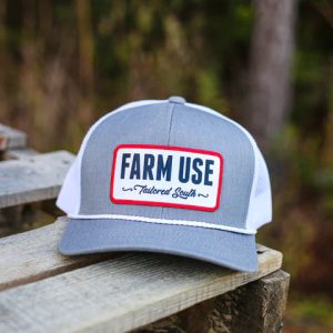 Farm Use Snapback - Red/Grey/White