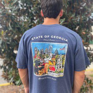 Georgia Montage - Heathered Navy