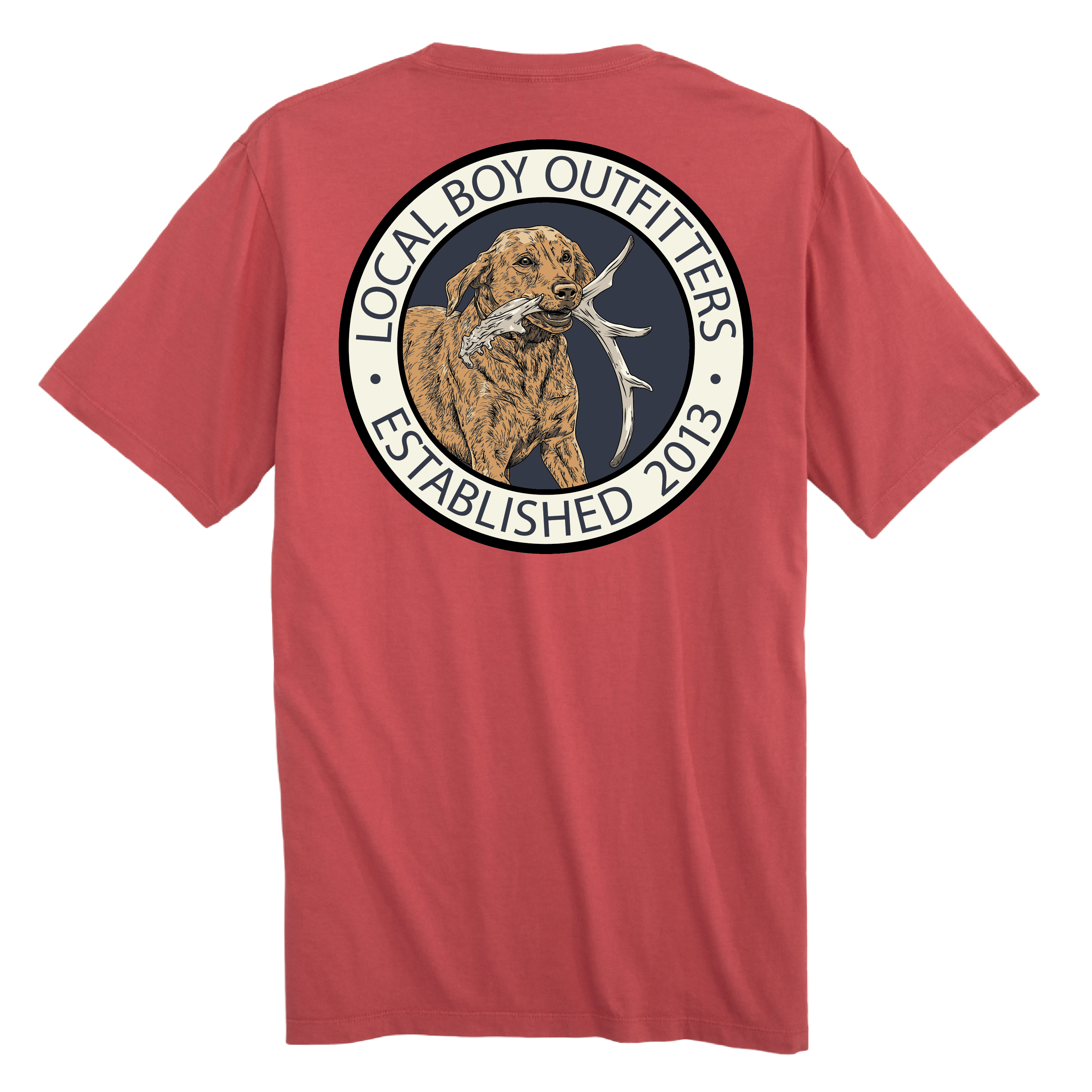 Antler Retrieve Tee - Brick