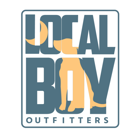 Big Text Decal - Blue/Yellow/White