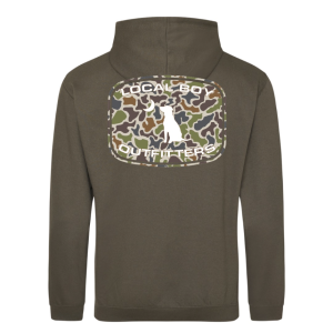 Localflage Patch Hoodie - Olive Green