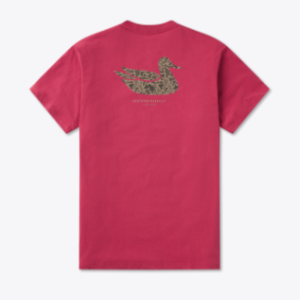 Duck Originals Camo Tee - Rhubarb