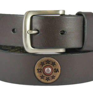 Shotshell Brown Leather Concho Belt