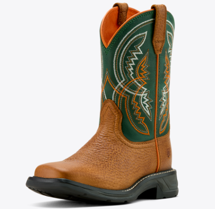 Youth Workhog XT Western Boot - Honey