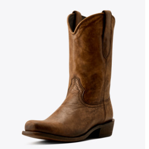 Men's Knoxville Square Toe Western Boot- Gravel Brown