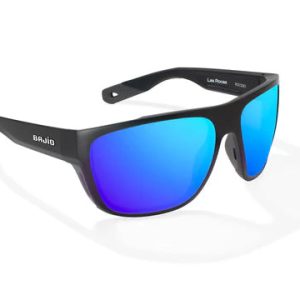 Las Rocas Black Matte with Blue Mirror Glass Lenses