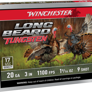 Winchester 20 GA 3" 1 9/16oz 1100FPS #9 Long Beard TSS