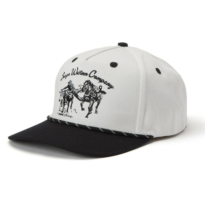 Los Rios Canva Snapback Cream & Black