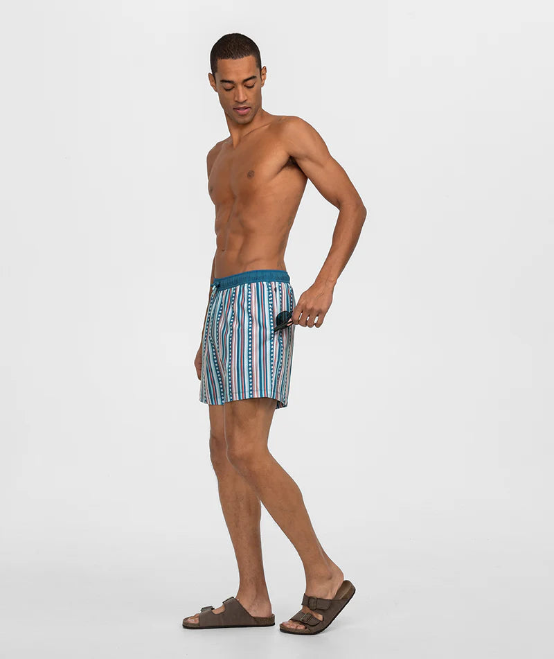 Victory Stripes Swim Shorts