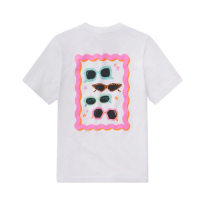 Youth Sunnies On Tee SS - Bright White