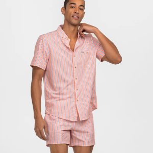Boardwalk Seersucker Baja Shirt - Boardwalk