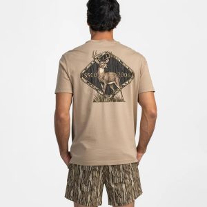 Woodland Whitetail Tee - Chinchilla