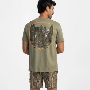 Bucks Before Dawn Tee - Woodland Olive