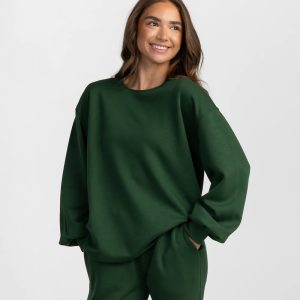 AstroKnit LS Top - Evergreen