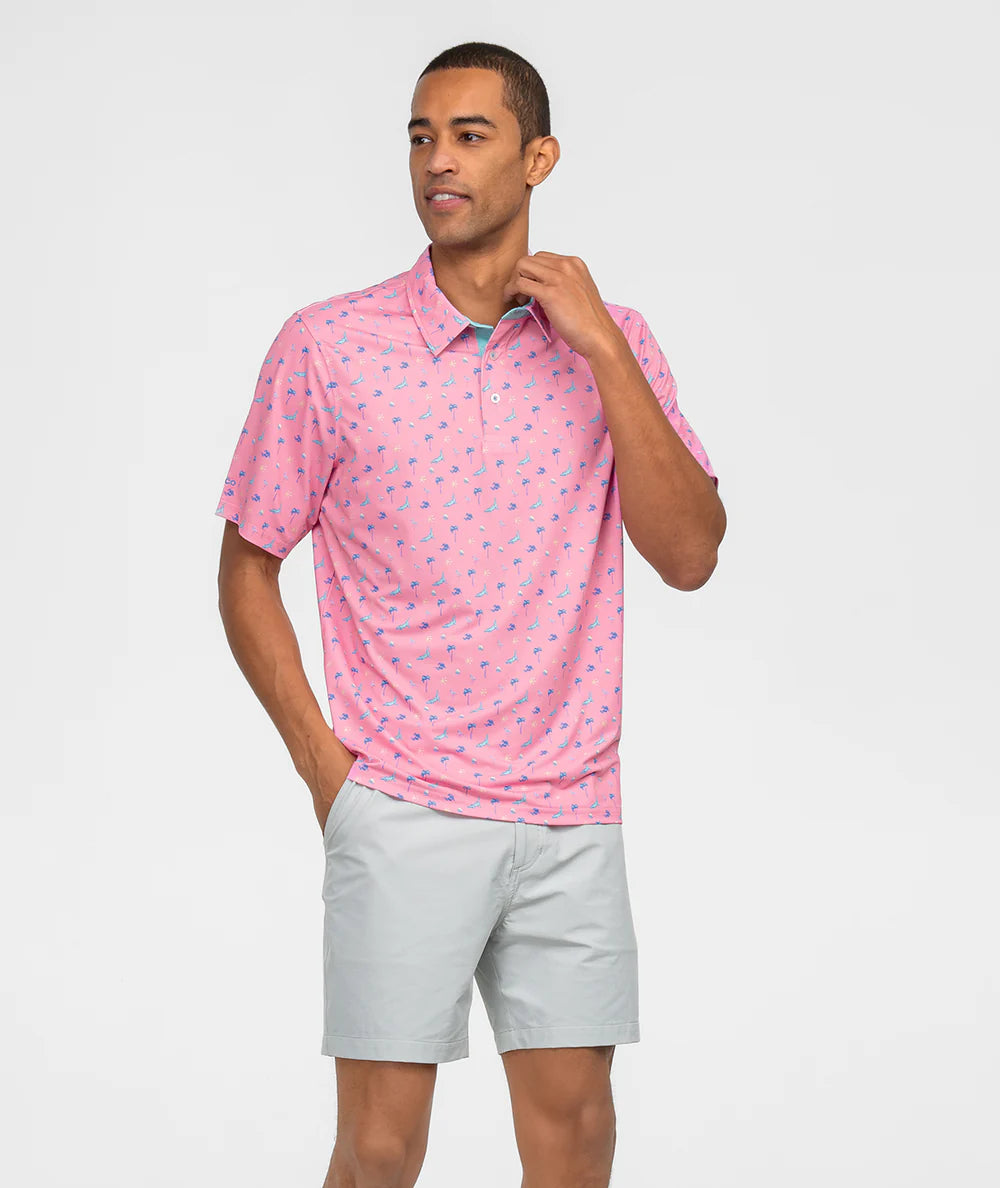 MotionTech Printed Polo - Pirates Cove