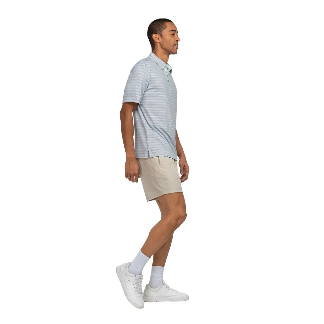 Sawgrass Stripe Polo - Blue Dream
