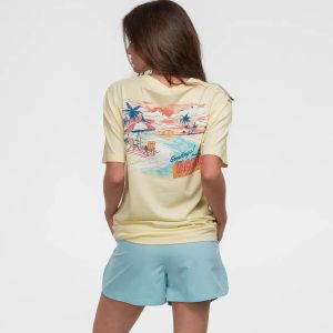 Mental Vacation Tee SS - Canary