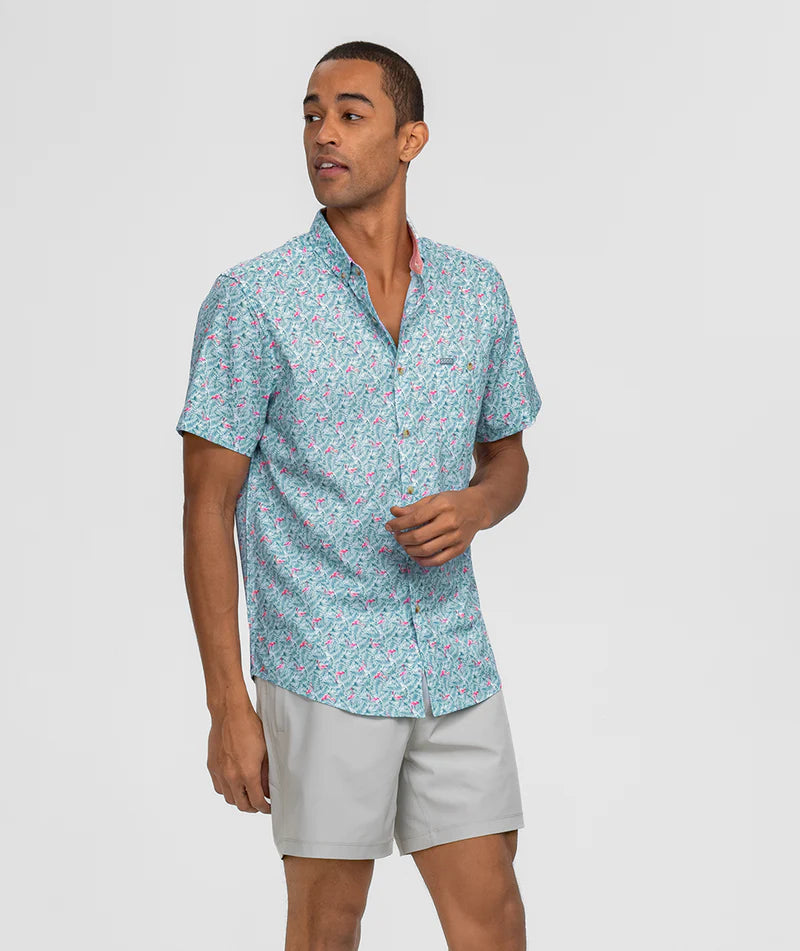 Lets Flamingle Baja Shirt