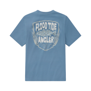 Youth Flood Tide Camo Tee SS - Nautical Blue