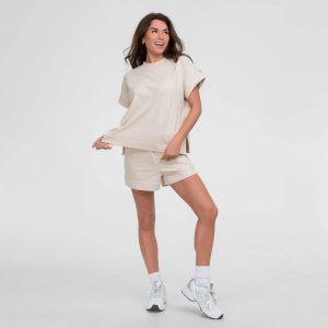 Off Duty Cuff Top - Linen