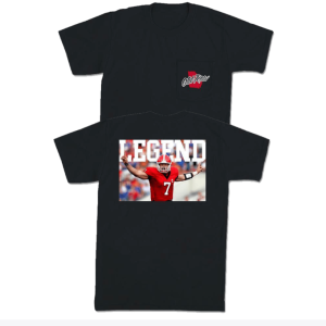 Athens Legend Pocket Tee - Black