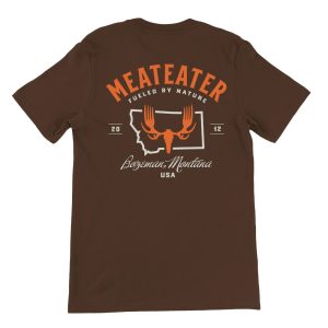 Montana Badge T-Shirt - Brown