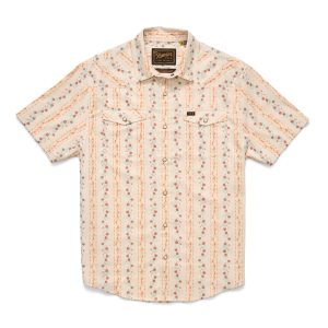 H Bar B Snapshirt - Hibiscus Ribbons - Riverbend Oxford