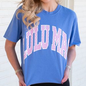 Polka Dot Tee - Flo Blue
