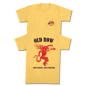 Spicy Shot Pocket Tee - Yellow