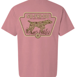 Old School Camo Badge- Mauve