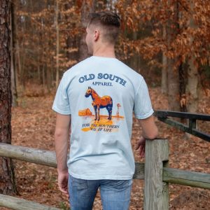 Golden Horse - Short Sleeve Chambray