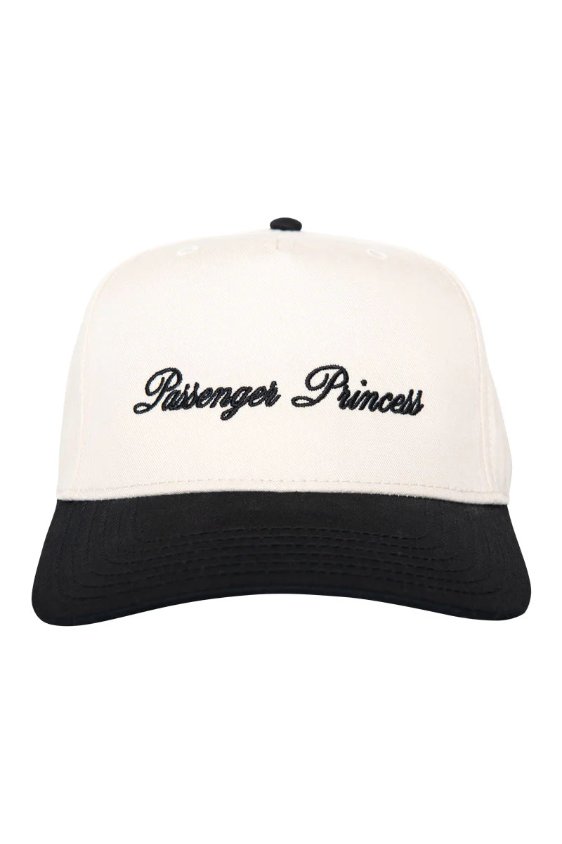 Passenger Princess Vintage Hat: Black and Tan