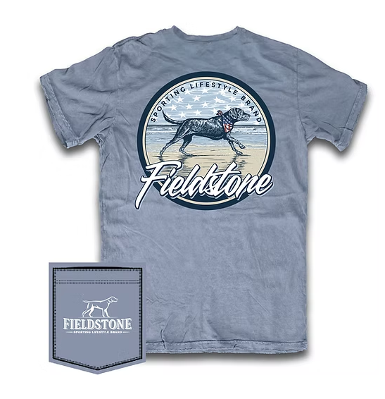 Youth Patriot Lab SS Tee - Saltwater