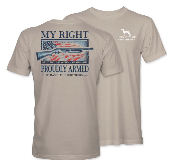 Proudly Armed Tee - Sand