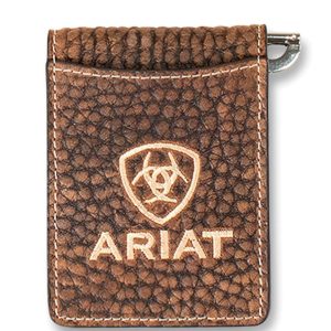 Bullhide Embroidered Logo Money Clip Wallet