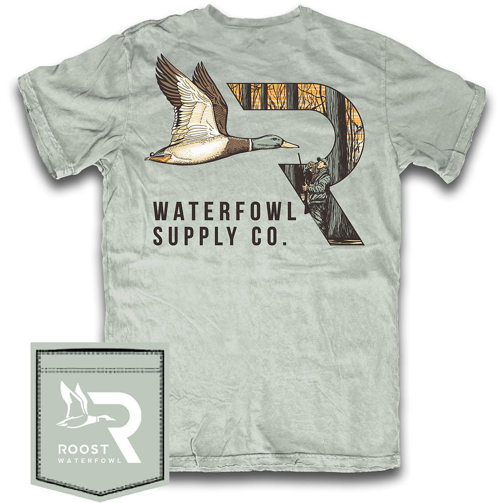 Roost Logo Tee - Bay