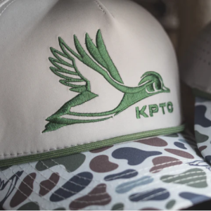 Wood Duck Logo - Rope Hat - Snow Camo