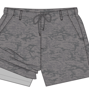 La Costa Lined Swim Trunk - Birkdale Camo