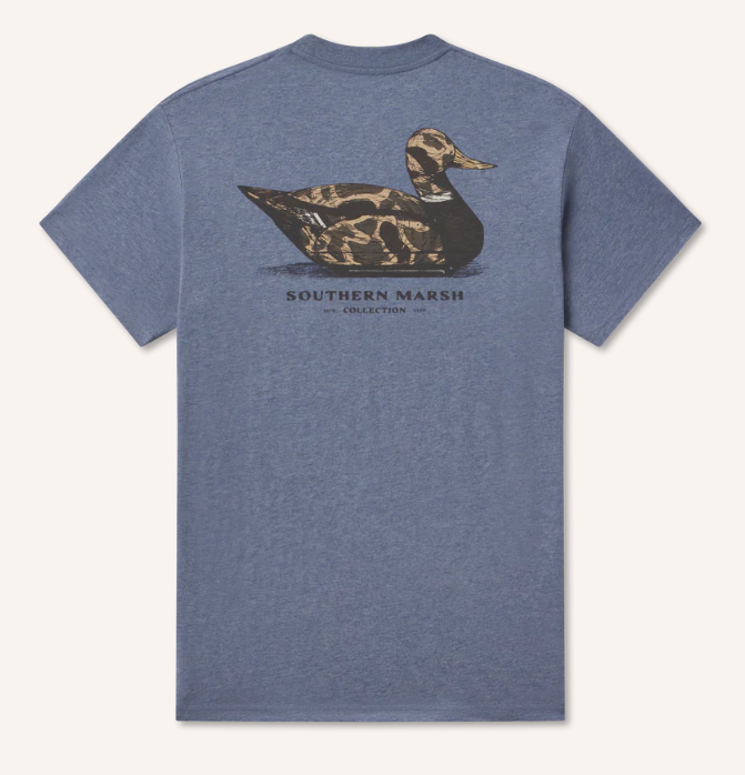 Vintage Duck Decoy - Washed Slate