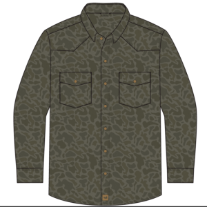 El Campo Performance Ranch Shirt - Dark Olive