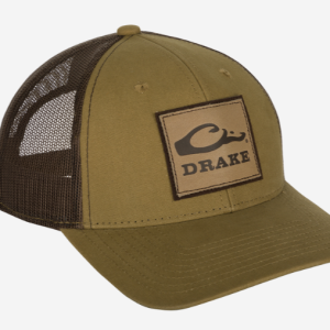 Drake Leather Patch Mesh Back Cap - Bronze