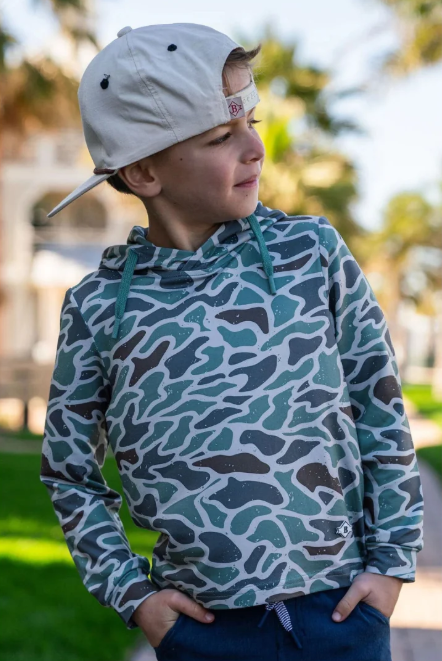 Youth Performance Hoodie - Retro Duck Camo - Image 3
