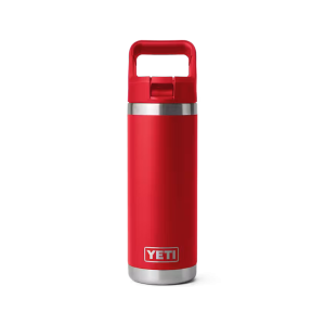 Rambler® 18 oz Water Bottle With Straw Cap - Rescue Red