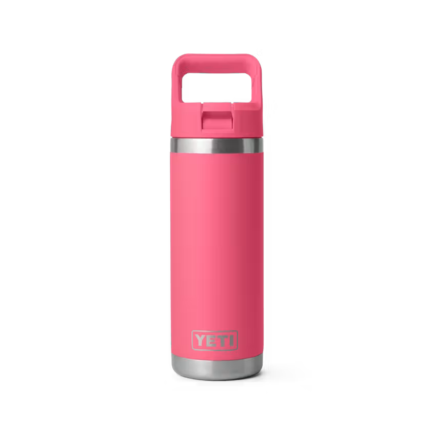 Rambler® 18 oz Water Bottle With Straw Cap - Tropical Pink