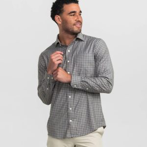 Dawson Plaid LS Button Down - Spruce