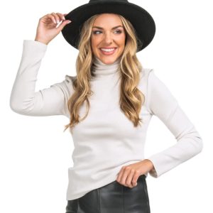 Buttery Soft Basic Turtleneck - Lightbeam