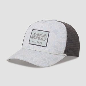 Rope Trucker Hat - River Rock Camo