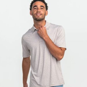 Heather Madison Stripe Polo - Bourbon