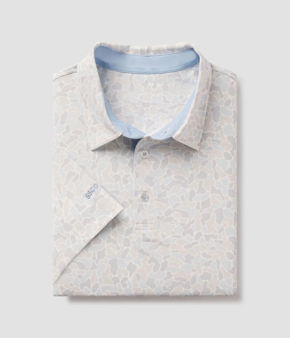 Youth Boys Hunters Hideaway Printed Polo - River Rock - Image 3