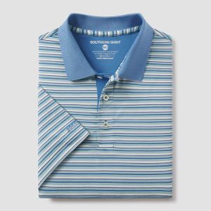 Southern Shirt Tucker Stripe Polo - Seacrest